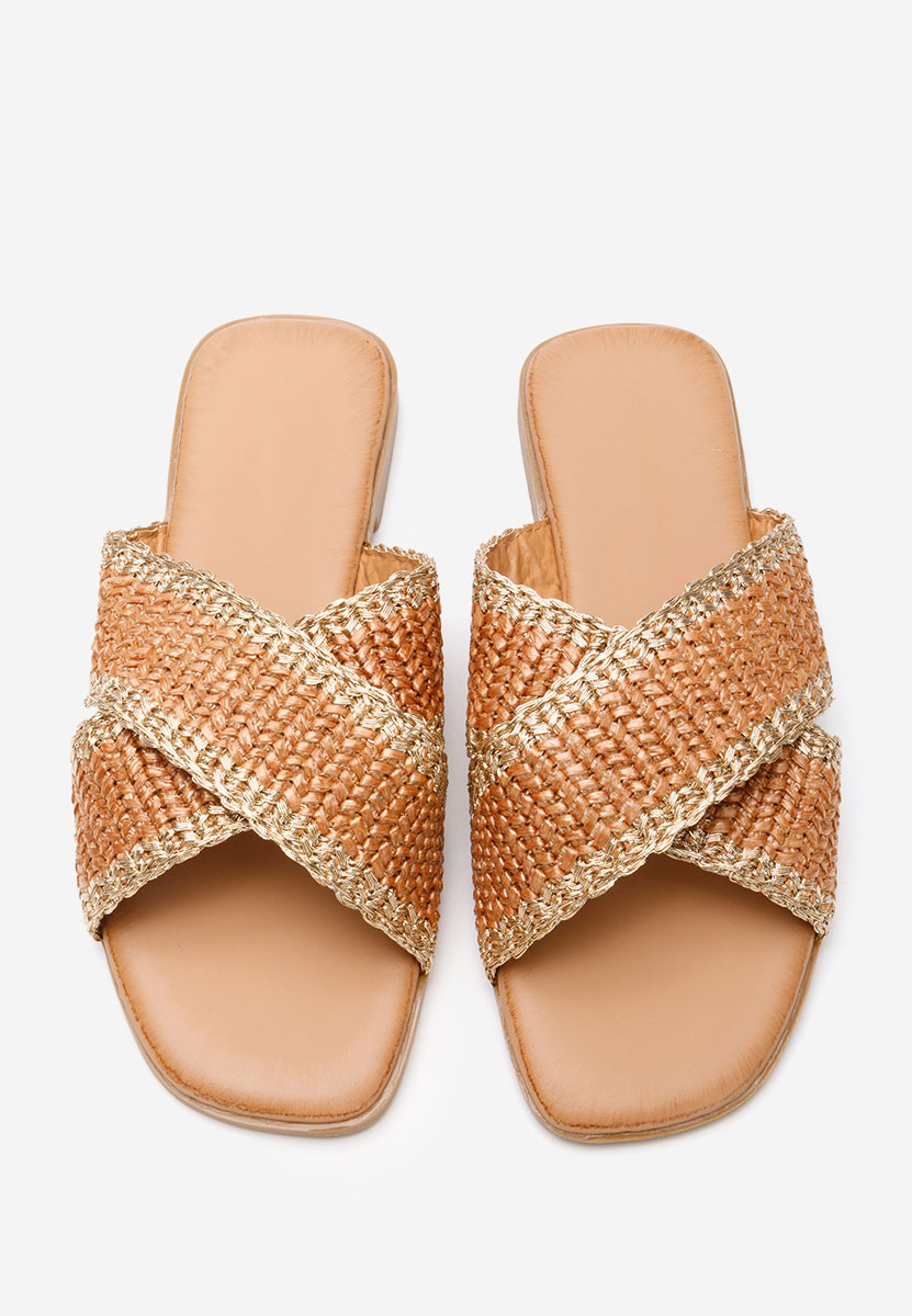 Ciabatte donna Jamira camel