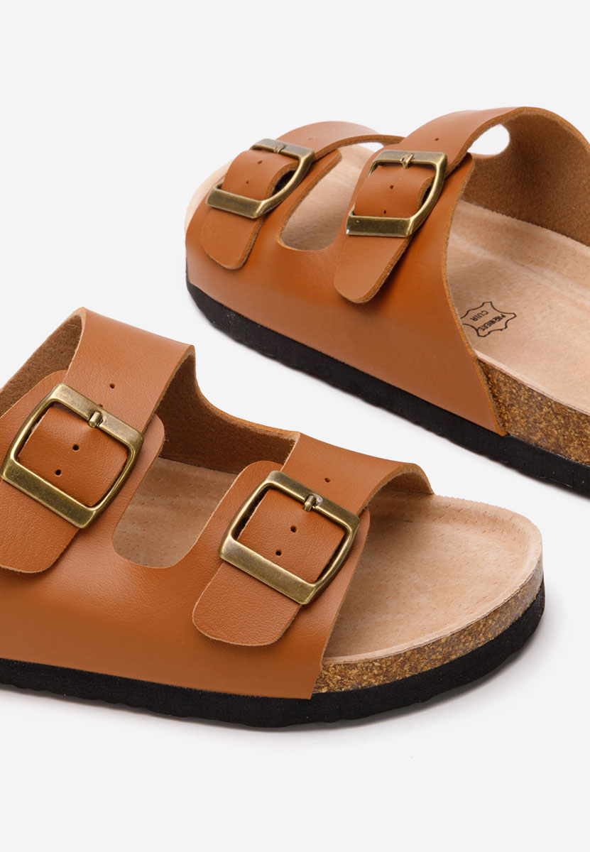 Ciabatte donna Vanasia camel