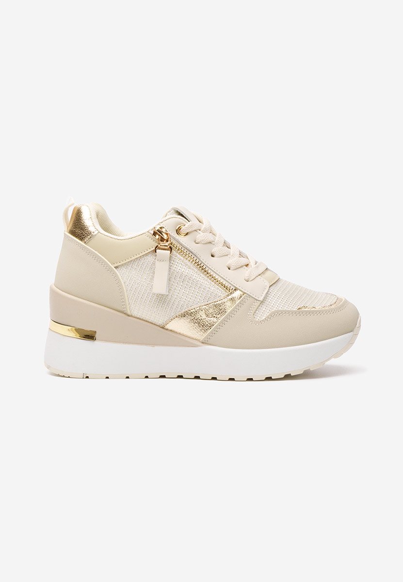 Sneakers con zeppa Zenna beige