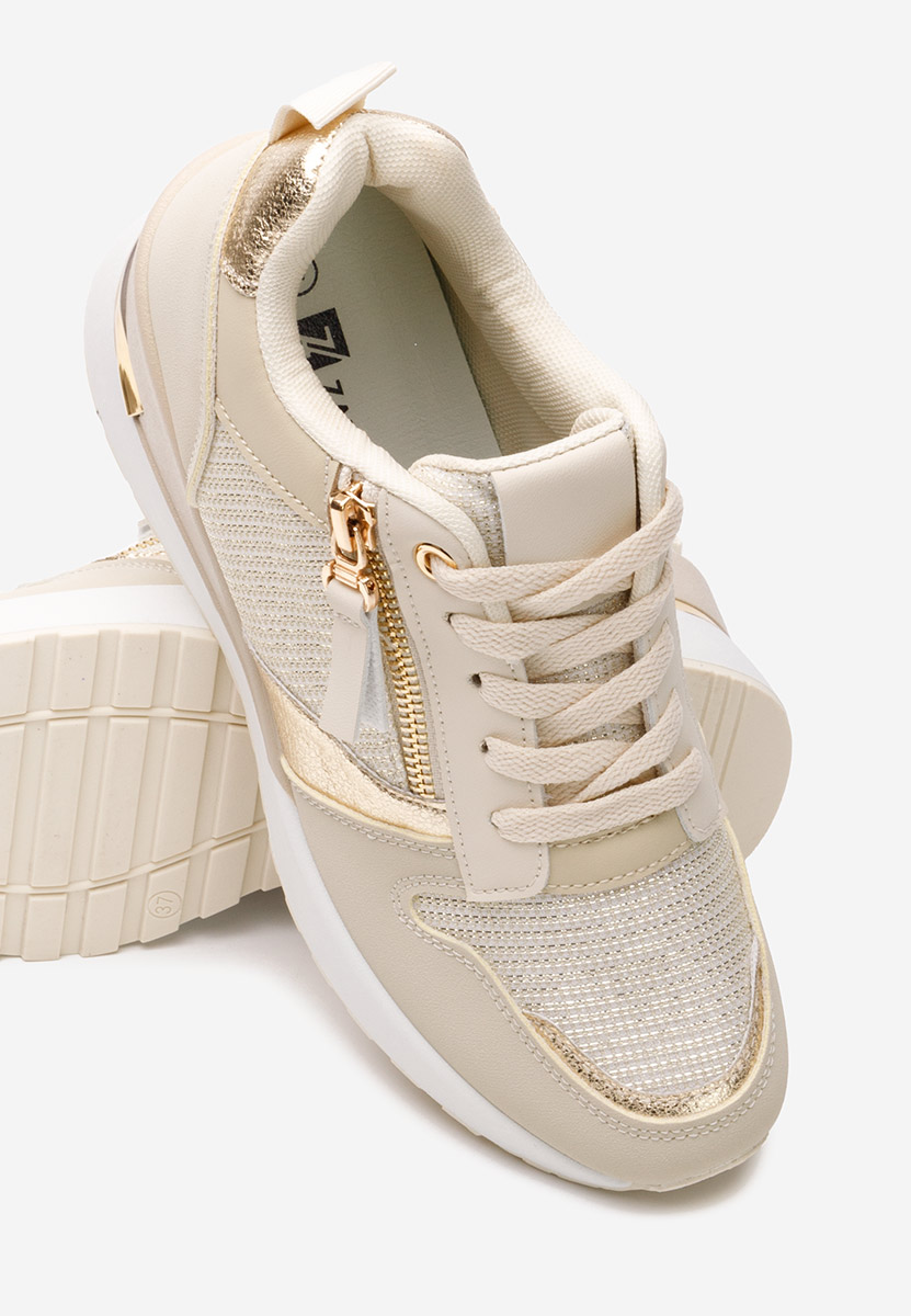 Sneakers con zeppa Zenna beige