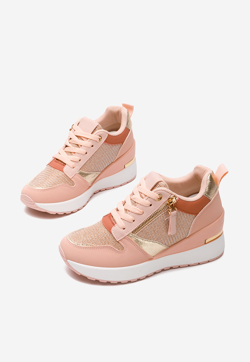 Sneakers con zeppa Zenna rosa