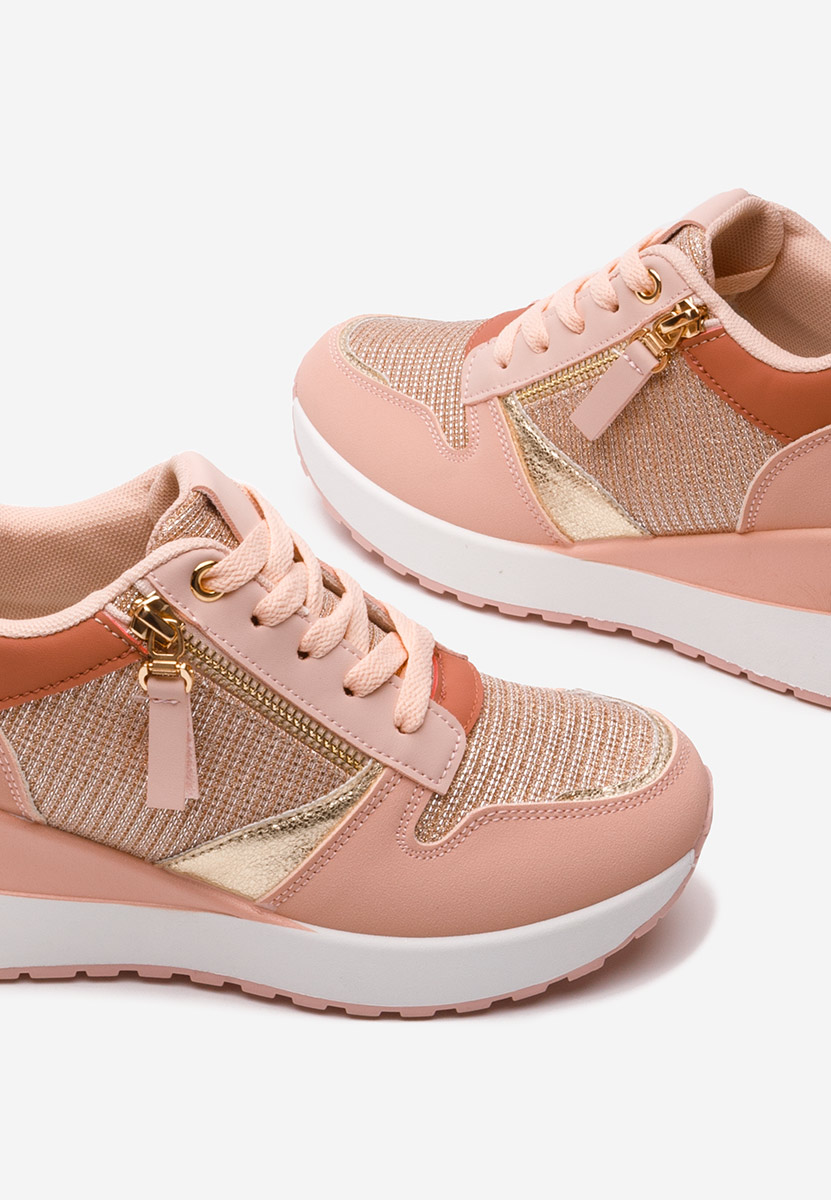 Sneakers con zeppa Zenna rosa