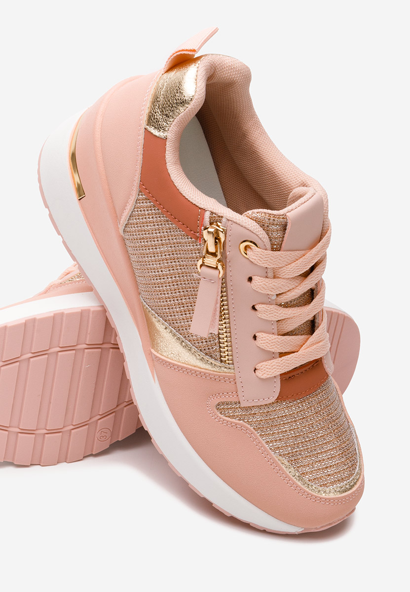 Sneakers con zeppa Zenna rosa