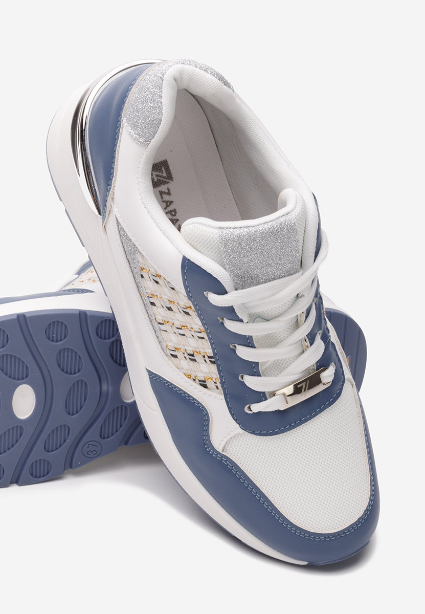Sneakers con zeppa Brynda azzurro