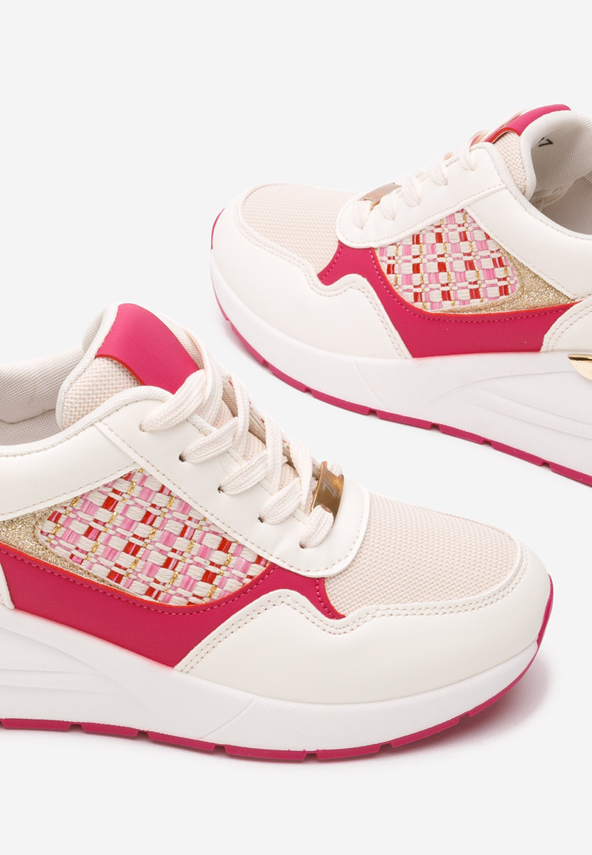 Sneakers con zeppa Brynda fucsia