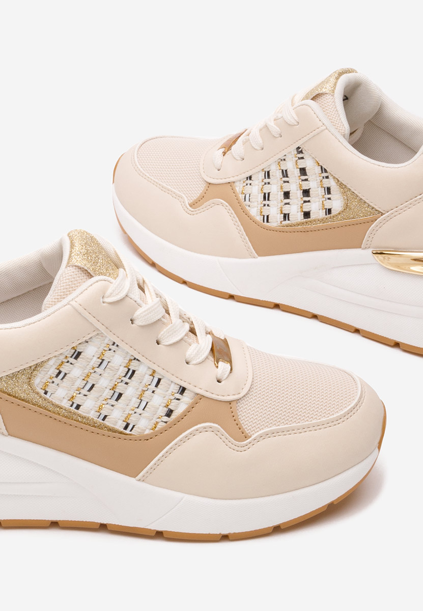 Sneakers con zeppa Brynda beige
