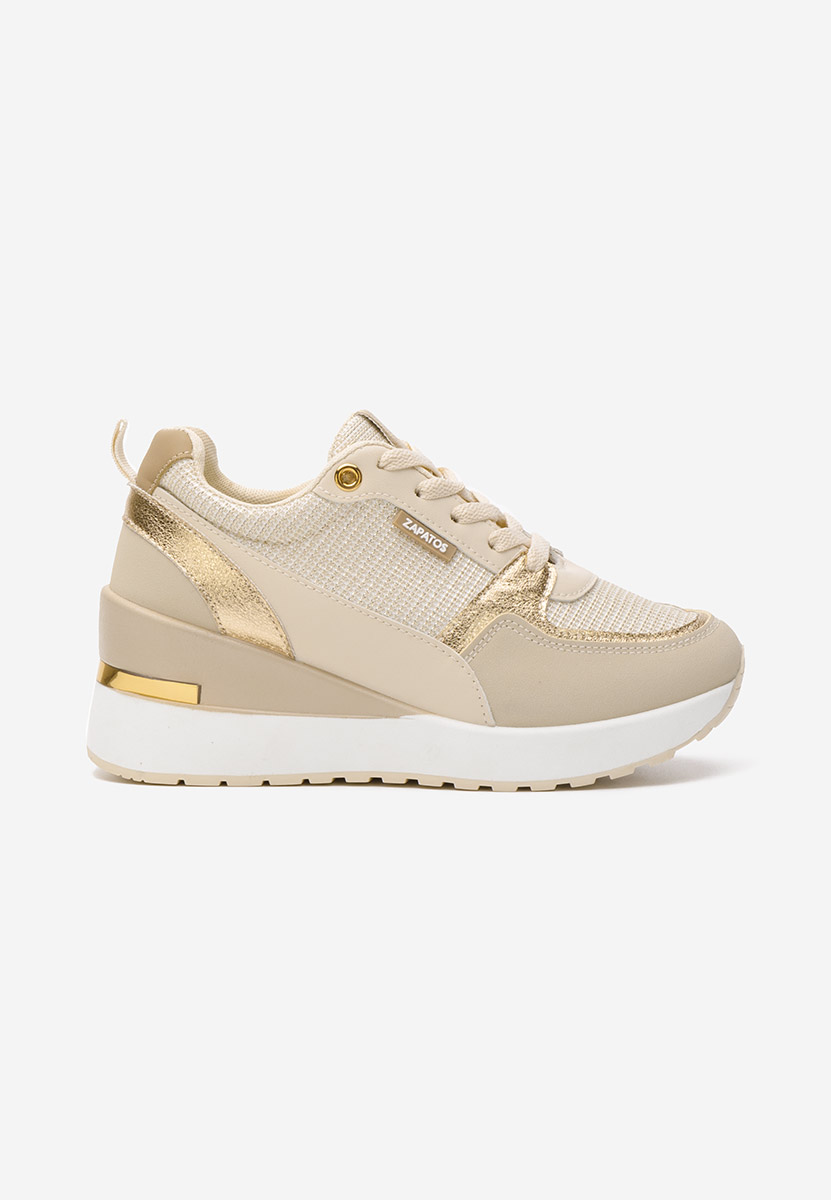 Sneakers con zeppa Zaneta beige