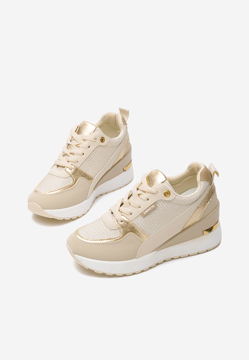 Sneakers con zeppa Zaneta beige