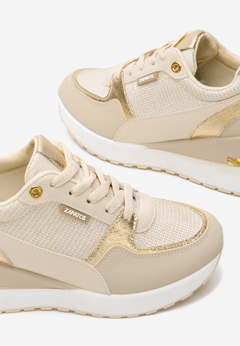 Sneakers con zeppa Zaneta beige