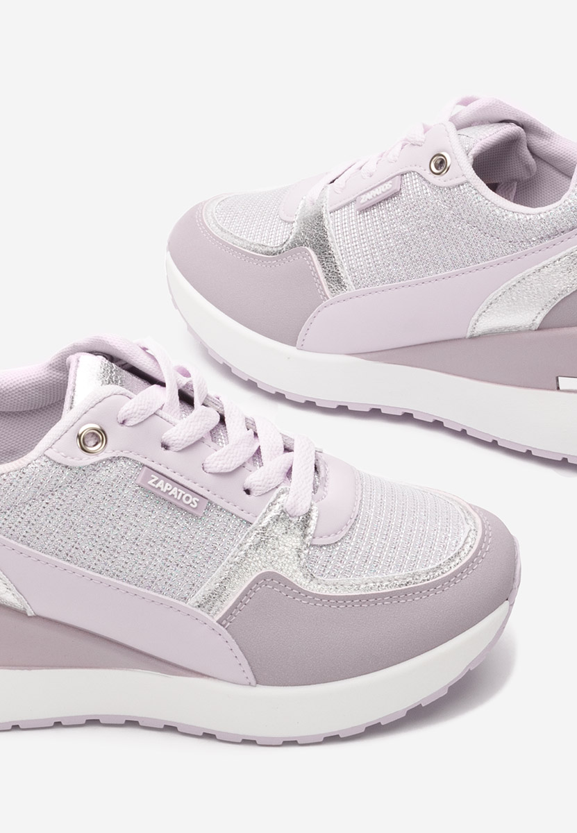 Sneakers con zeppa Zaneta lila