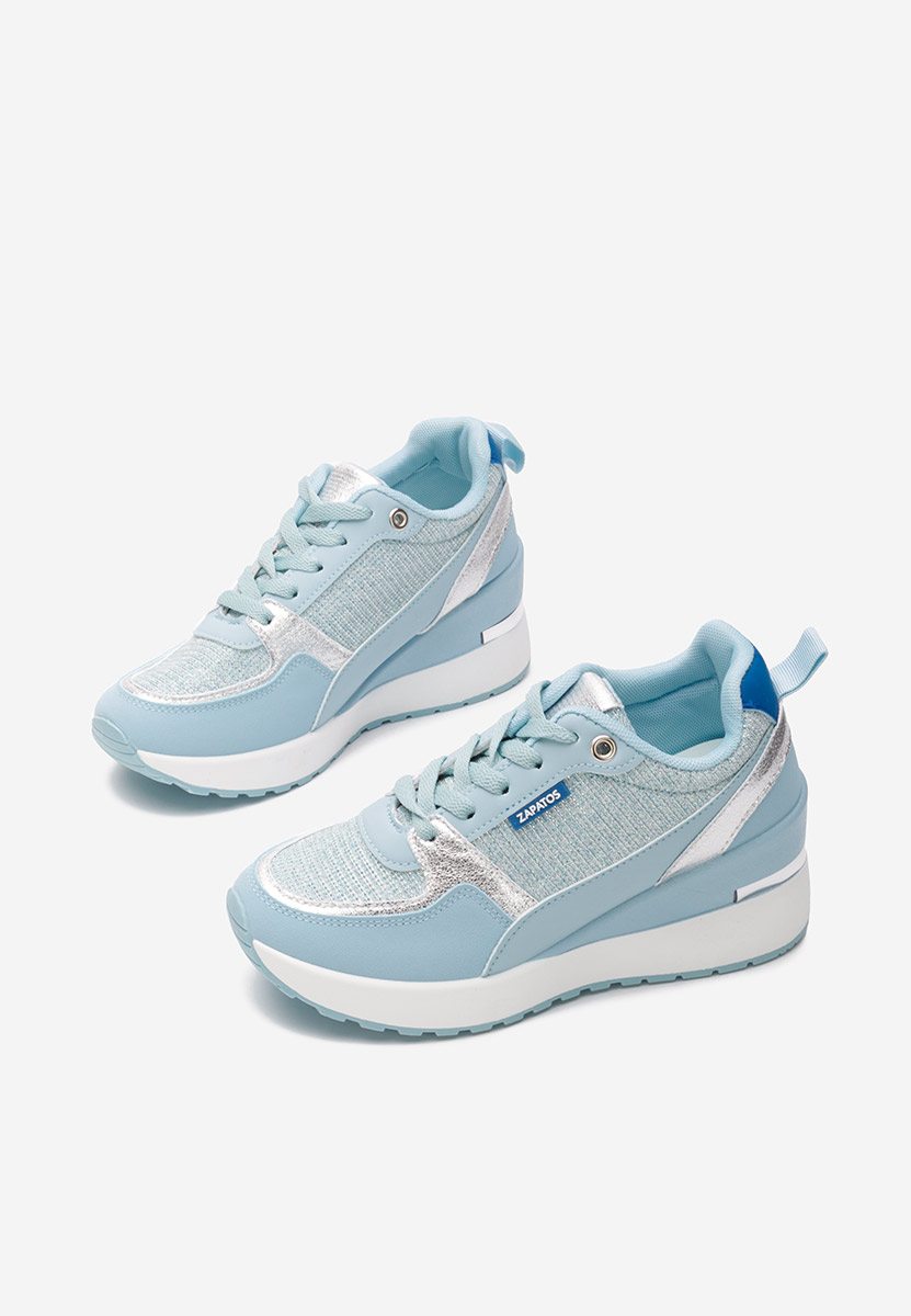 Sneakers con zeppa Zaneta azzurro