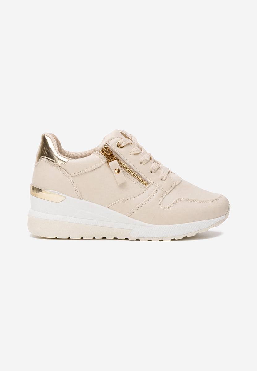 Sneakers con zeppa Rafina beige