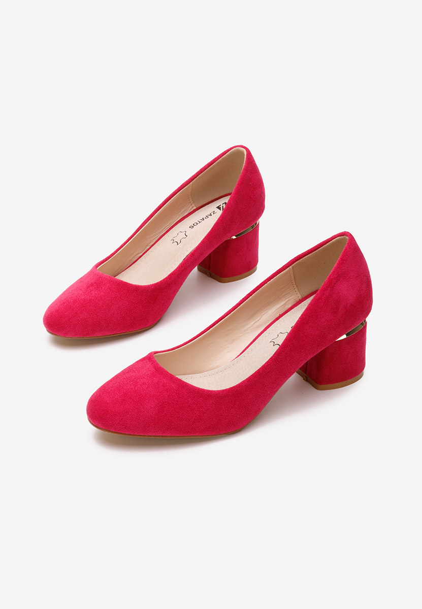 Décolleté tacco largo Cabrilia fucsia
