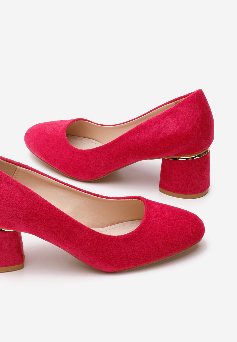 Décolleté tacco largo Cabrilia fucsia