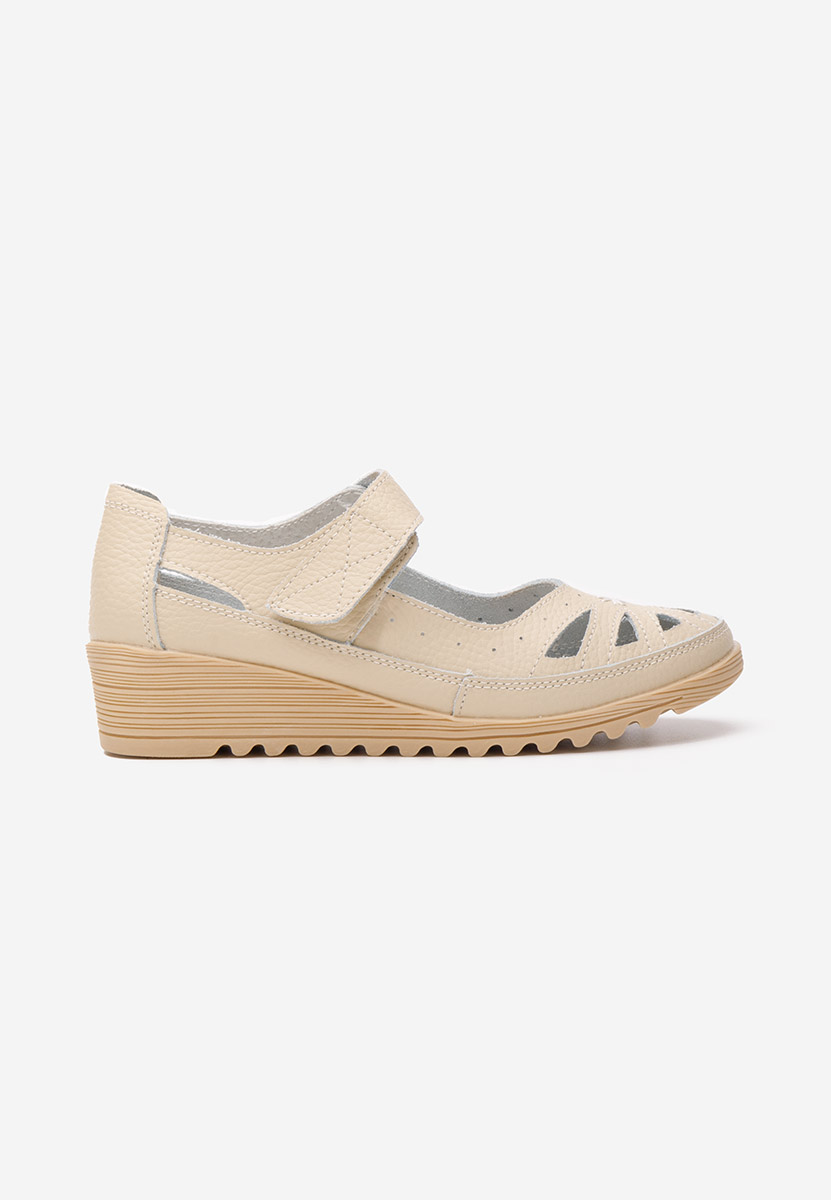 Ballerine pelle Cassina beige