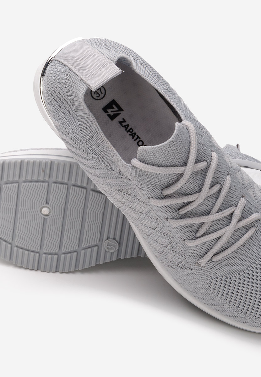 Sneakers con zeppa Uvesa grigio