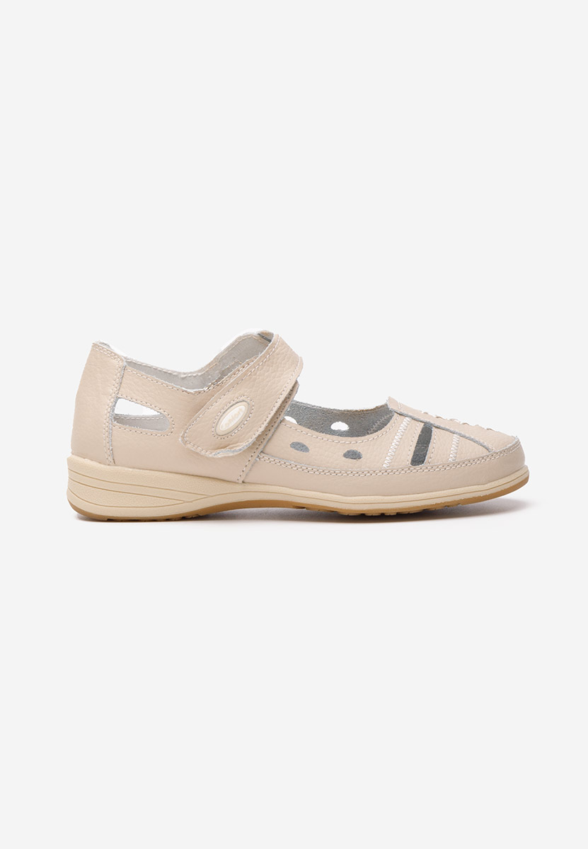 Ballerine cuoio Deby beige