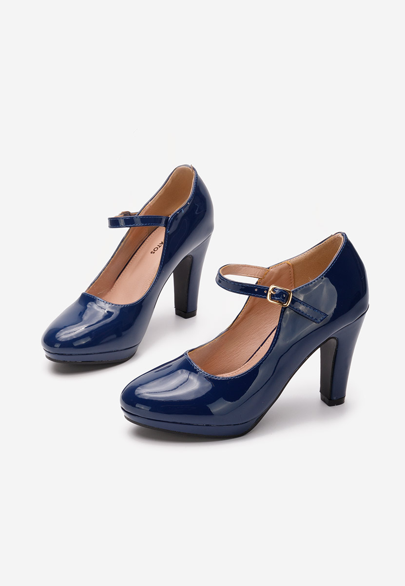 Décolleté Donatella blu