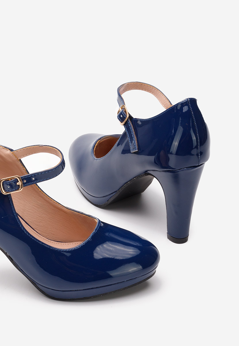 Décolleté Donatella blu