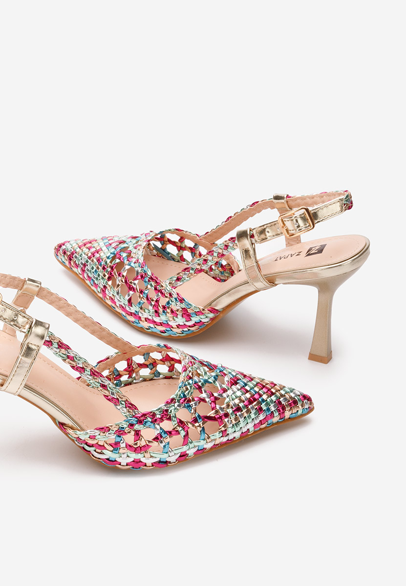 Décolleté Slingback Heliosa colorate