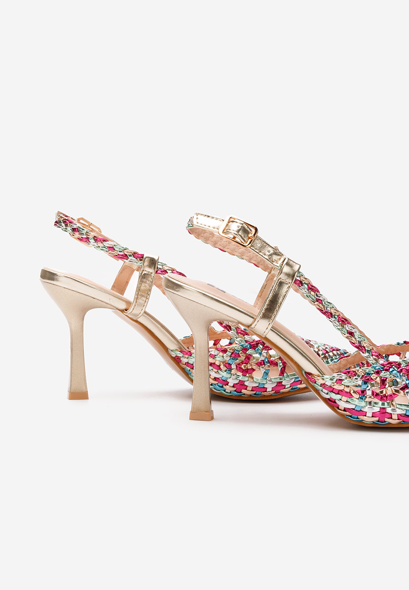 Décolleté Slingback Heliosa colorate