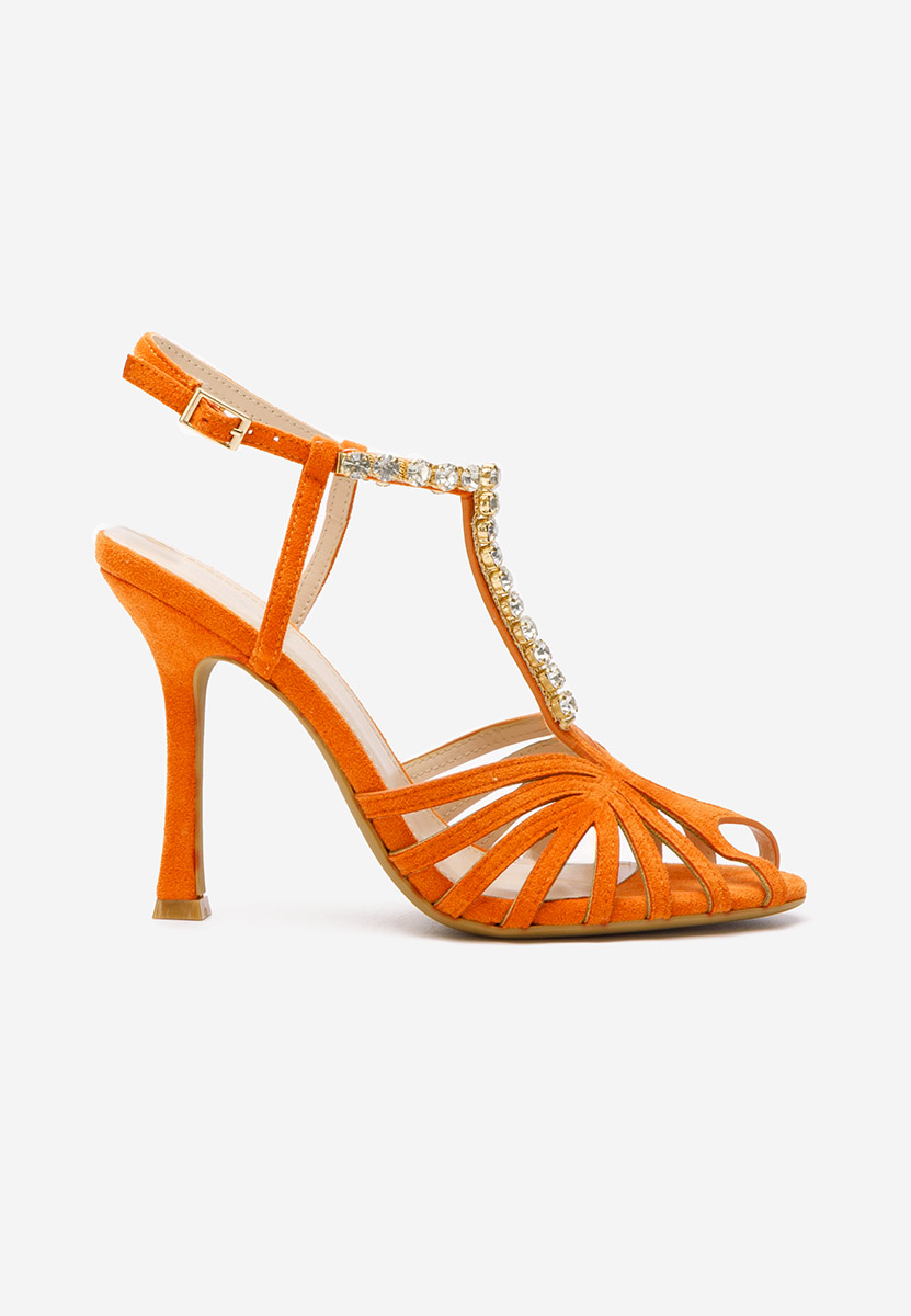 Sandali eleganti Karra arancioni