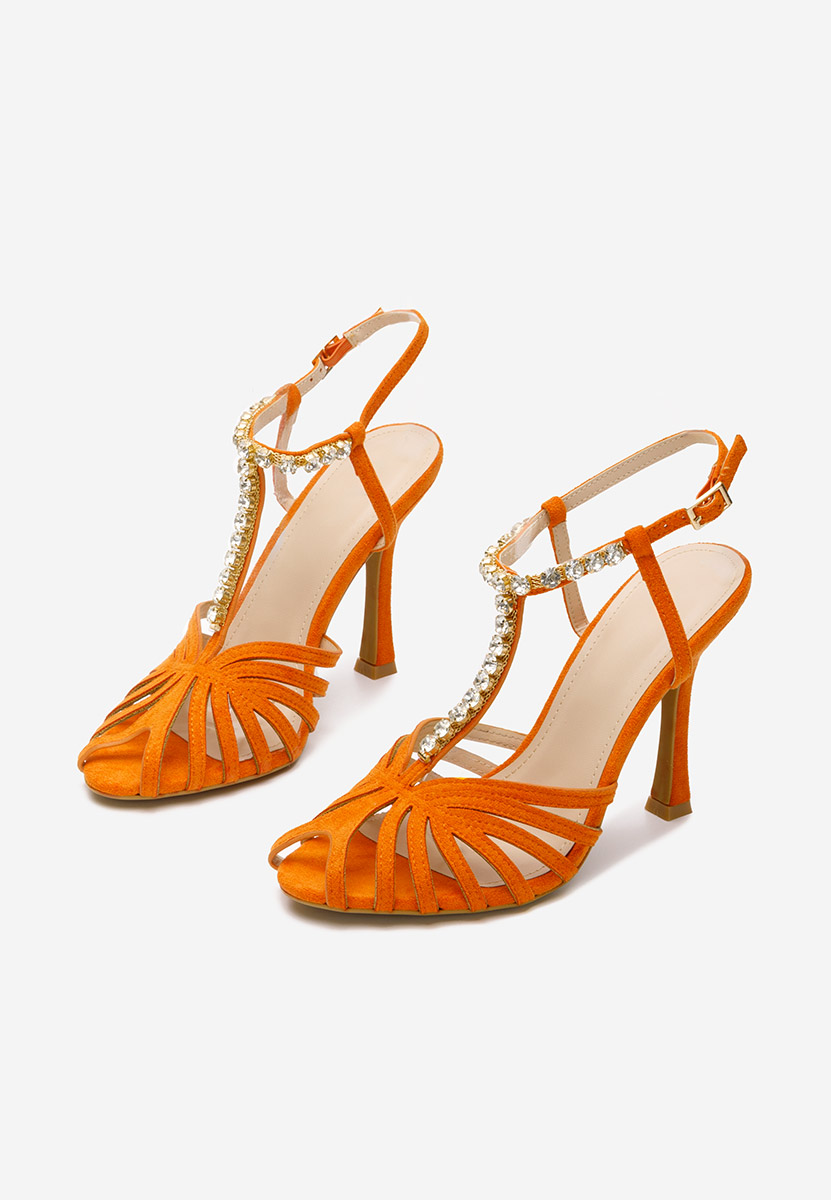Sandali eleganti Karra arancioni
