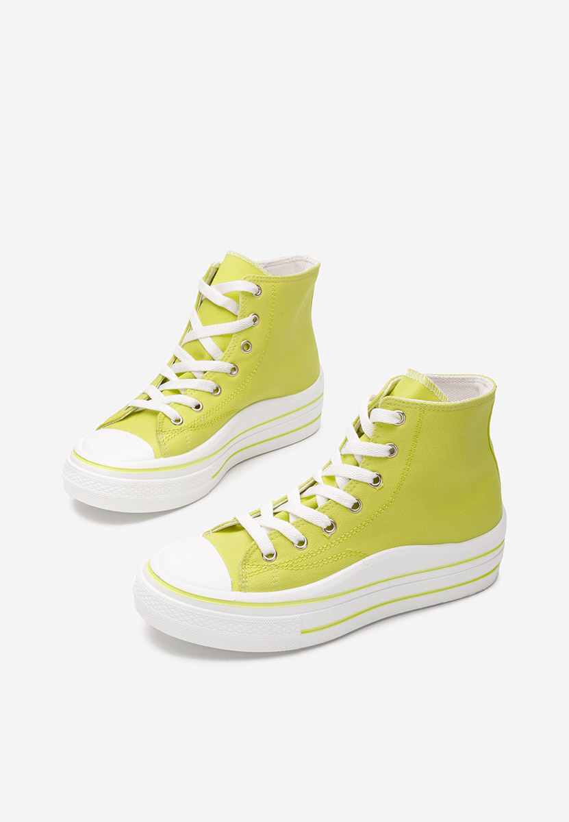 Scarpe da ginnastica High-Top Hanya lime
