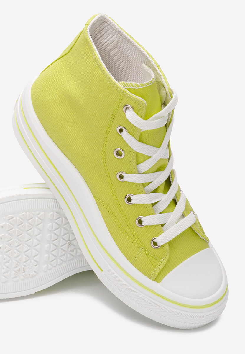 Scarpe da ginnastica High-Top Hanya lime