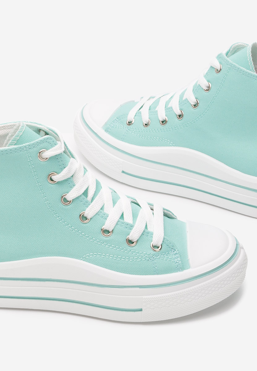 Scarpe da ginnastica High-Top Hanya turchese