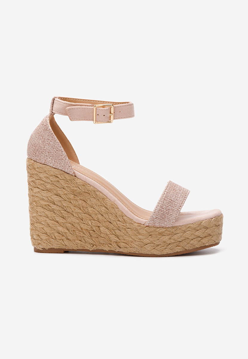 Espadrillas zeppa Siarra rosa