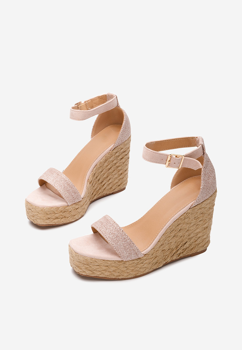 Espadrillas zeppa Siarra rosa