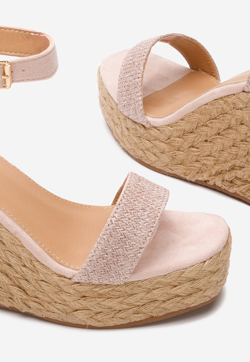 Espadrillas zeppa Siarra rosa