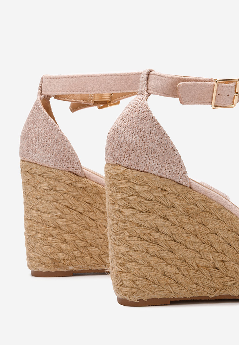 Espadrillas zeppa Siarra rosa