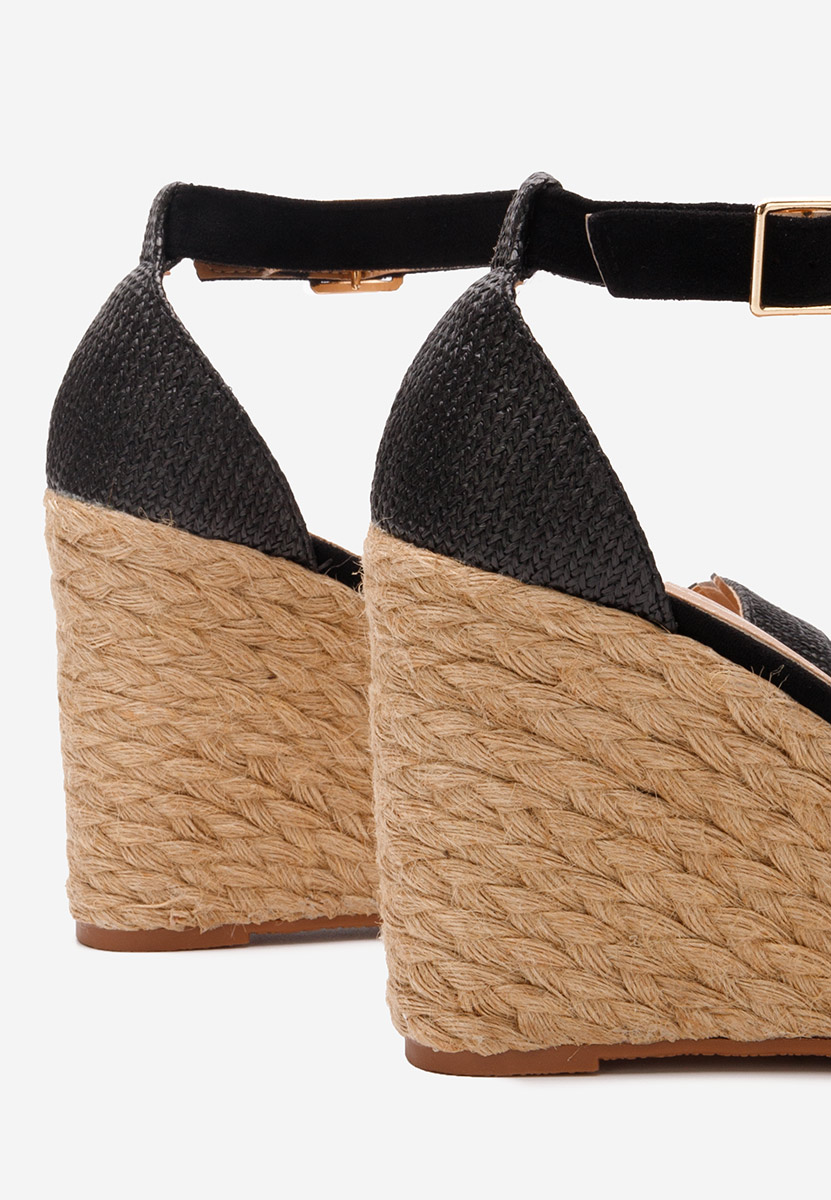 Espadrillas zeppa Siarra nero