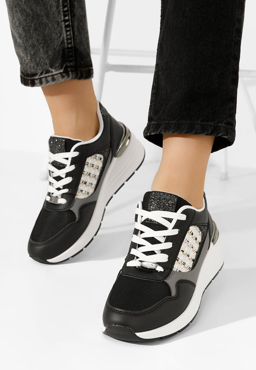 Sneakers con zeppa Brynda nero