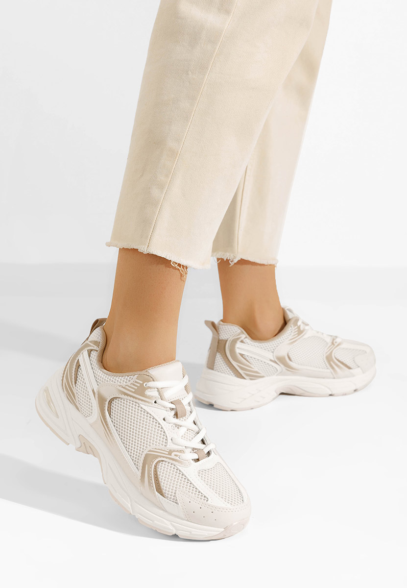 Sneakers donna Shailee V4 beige