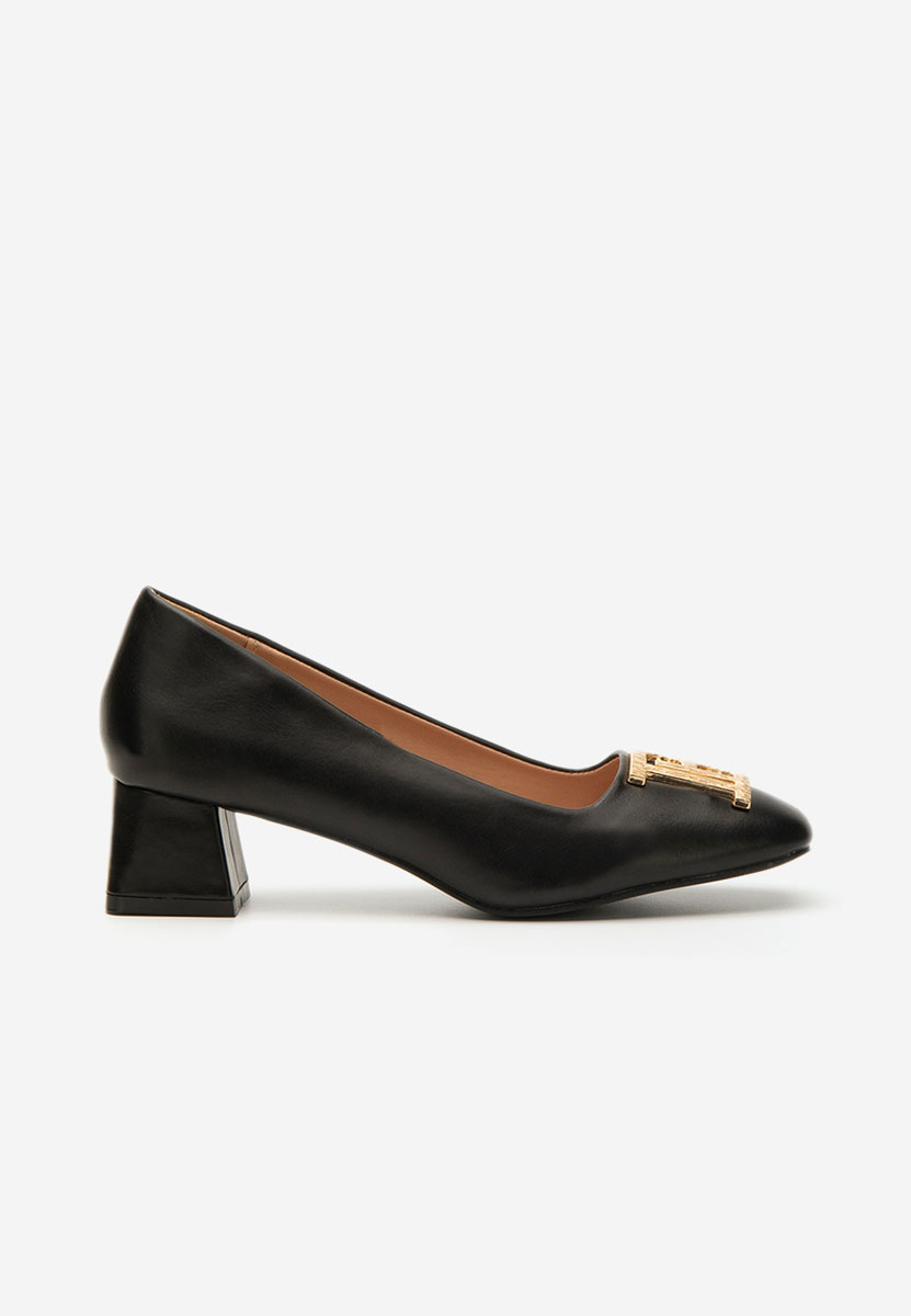 Décolleté tacco largo Brenna nero
