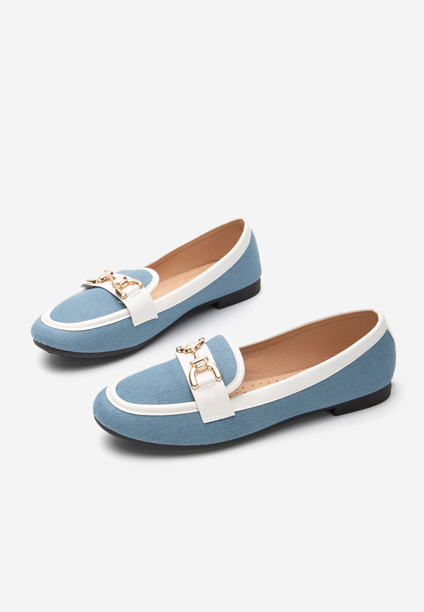 Mocassini donna eleganti Maribel azzurro