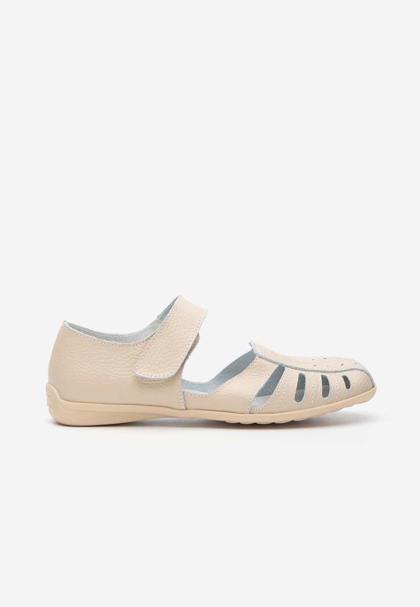 Ballerine cuoio Emmeline beige
