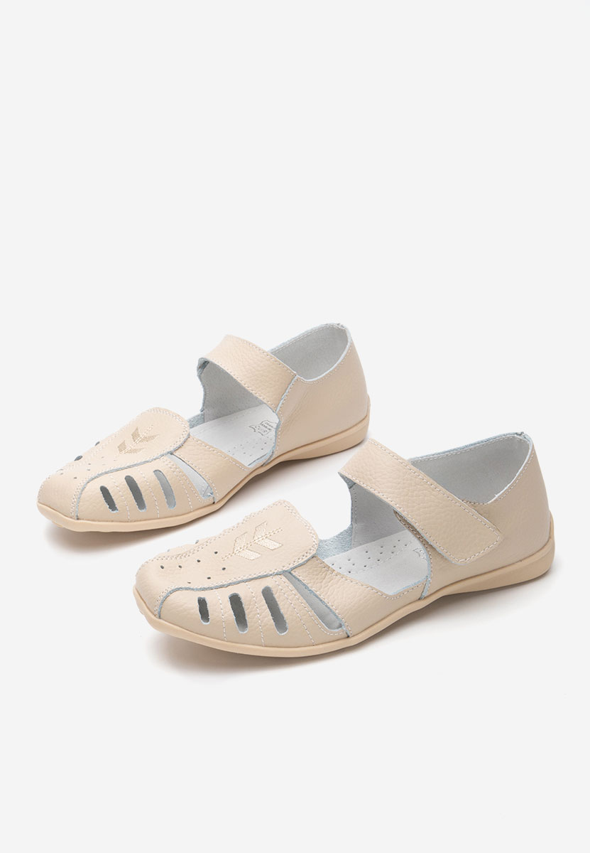 Ballerine cuoio Emmeline beige