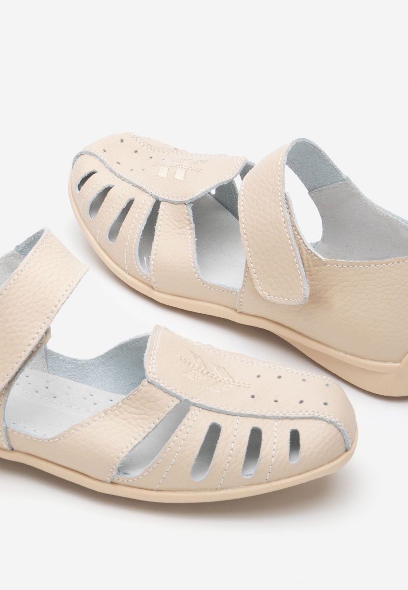 Ballerine cuoio Emmeline beige