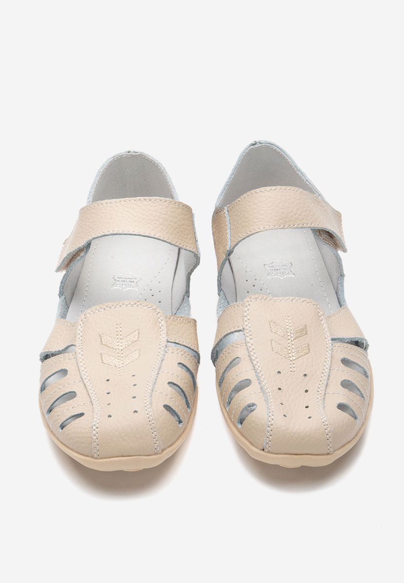 Ballerine cuoio Emmeline beige