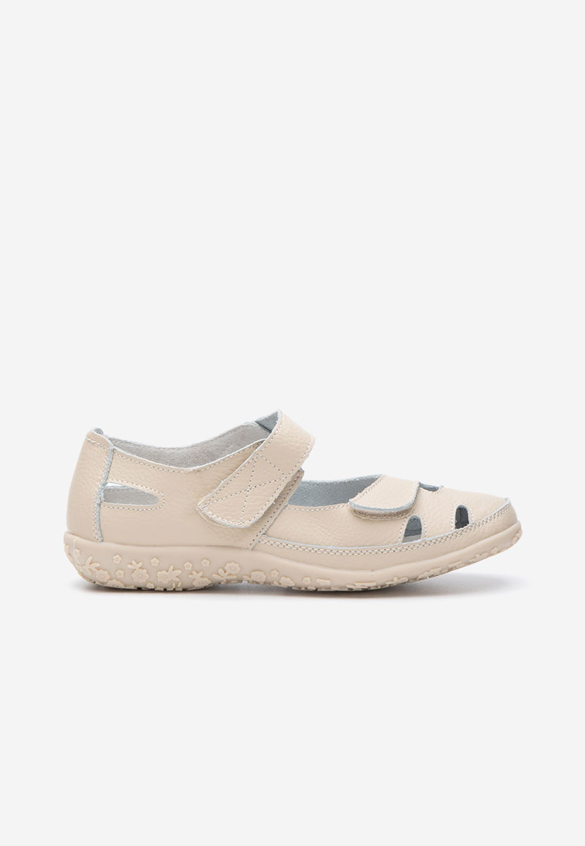 Ballerine cuoio Magdalena beige