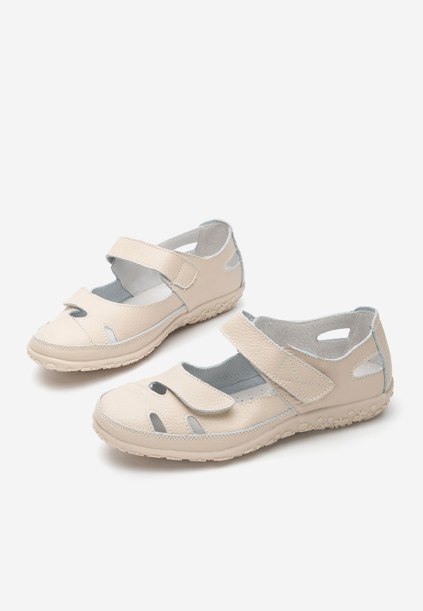 Ballerine cuoio Magdalena beige