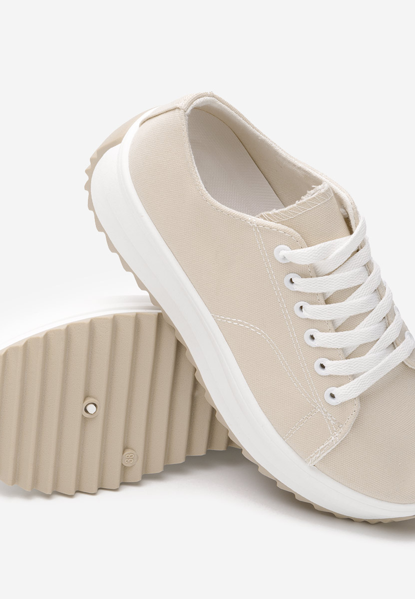 Scarpe da ginnastica con piattaforma Roselina beige