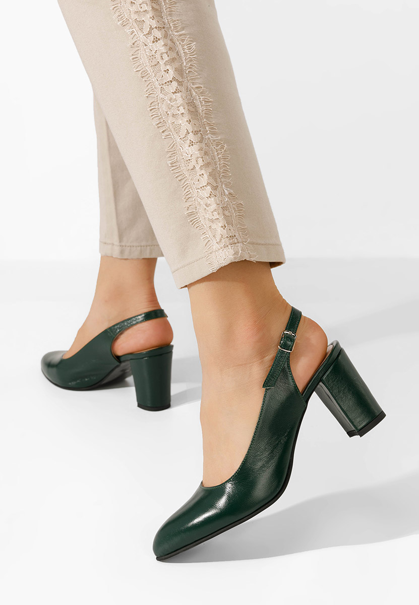 Décolleté Slingback Corusa verdi