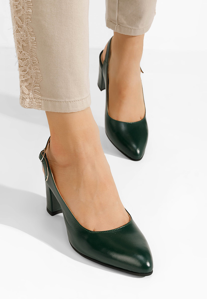 Décolleté Slingback Corusa verdi