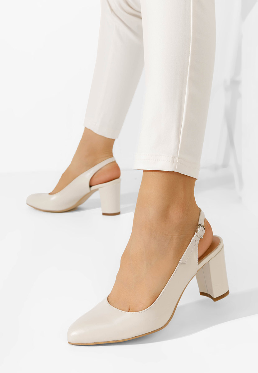 Scarpe pelle Corusa beige