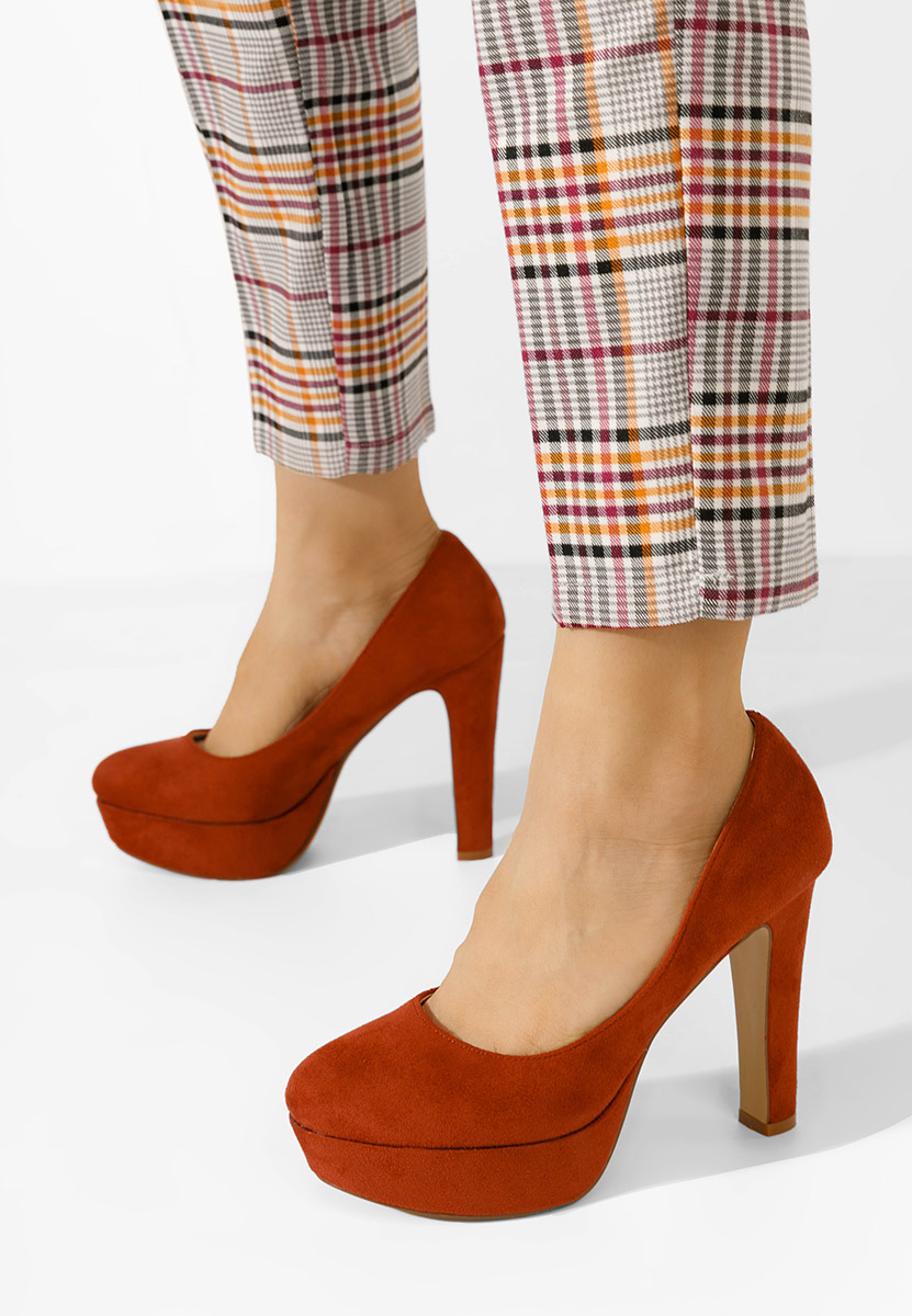 Décolleté con plateau Impression arancioni